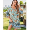 Zeagoo Womens Casual Beach Boho Summer Dress(Green)