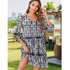 Zeagoo Womens Casual Beach Boho Summer Dress(Navy Mz908)