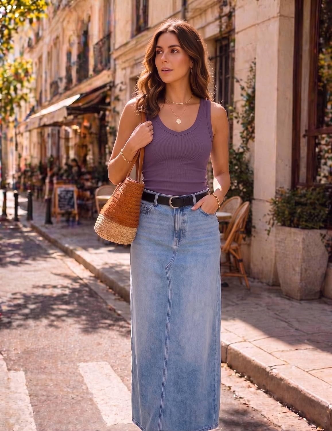 image:imageZeagoo Womens Tank Tops V Neck Ribbed Knit Slim Fit Basic Sleeveless TopsDark Purple