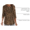 Zeagoo 3/4 Length Sleeve Womens Tops Crew Neck Shirts Dressy Casual Tunics(An136)