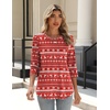 Zeagoo 3/4 Length Sleeve Womens Tops Crew Neck Shirts Dressy Casual Tunics(Sd142)