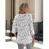 Zeagoo 3/4 Length Sleeve Womens Tops Crew Neck Shirts Dressy Casual Tunics(Sf224)
