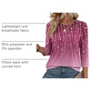 Zeagoo 3/4 Length Sleeve Womens Tops Crew Neck Shirts Dressy Casual Tunics(Xh370)