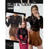 Zeagoo Womens Mesh Long Sleeve Tops Mock Neck Going Out See Through Shirts(Jh255)