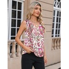 Zeagoo Women’s Silk Satin Camisole Tank Tops V Neck Blouses Work Shirts(Cx244)