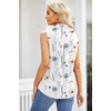 Zeagoo Women’s Sleeveless Button Down Collared Shirts Business Casual Tops(Bf112)