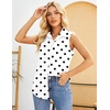 Zeagoo Women’s Sleeveless Button Down Collared Shirts Business Casual Tops(Jh592)