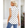 Zeagoo Women’s Sleeveless Button Down Collared Shirts Business Casual Tops(Jh592)