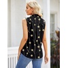 Zeagoo Women’s Sleeveless Button Down Collared Shirts Business Casual Tops(Jh601)