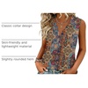 Zeagoo Women’s Sleeveless Button Down Collared Shirts Business Casual Tops(Mz721)