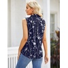 Zeagoo Women’s Sleeveless Button Down Collared Shirts Business Casual Tops(Sf180)