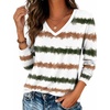 Tie Dye Stripe Print