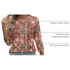 Zeagoo 3/4 Length Sleeve Women Tops Dressy Casual Blouses Work Clothes(Mz896)