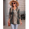 Zeagoo 3/4 Length Sleeve Womens Tops 2026 Blouses for Women Dressy Casual Fashion Clothing V Neck T-Shirts Summer Outfits(Cx278)