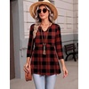 Zeagoo 3/4 Length Sleeve Womens Tops 2026 Blouses for Women Dressy Casual Fashion Clothing V Neck T-Shirts Summer Outfits(Gz188)