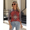 Zeagoo 3/4 Length Sleeve Womens Tops Crew Neck Shirts Dressy Casual Tunics(Mz870)