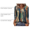 Zeagoo 3/4 Length Sleeve Womens Tops Dressy Casual 2026 V Neck T Shirts Blouses Floral Summer Business Work Basic Tees(Multicolor)