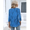 Zeagoo 3/4 Length Sleeve Womens Tops Dressy Casual 2026 V Neck T Shirts Blouses Floral Summer Business Work Basic Tees(Zr459)