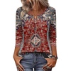 A01-rust Ethnic Pattern