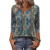 Blue Boho Print