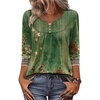 Green Ethnic Print