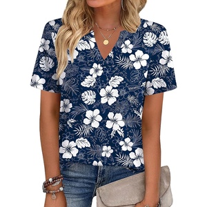 Zeagoo Womens Tops V Neck Summer Casual Short Sleeve T Shirts Basic