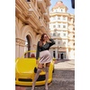 Zeagoo Skirts for Women High Waisted Stain Mini Skirt Aline Zipper Skirt(Light Khaki)