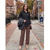 Zeagoo Women’s Button Down Shirts Long Sleeve Business Casual Blouses Tops(Black)