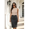 Zeagoo Womens Sleeveless Tops Turtleneck Sweater Business Casual Outfits(Camel)