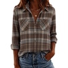 Chocolate Brown Plaid