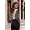 Zeagoo Women Silk Satin Tops Long Sleeve Button Down Shirts S-2XL(Multicolor)