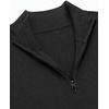 Zeagoo Womens Fall Long Sleeve Quarter Zip Sweaters Knit Pullover Tops(Colorblock Khaki)