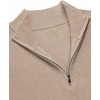 Zeagoo Womens Fall Long Sleeve Quarter Zip Sweaters Knit Pullover Tops(Khaki)