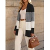 Zeagoo Cardigan Sweaters for Women Open Front Cardigans Long Sleeve Sweater(A2-colorblock 960)