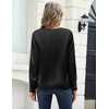 Zeagoo Satin Blouses for Women Silk Tops Long Sleeve Shirts Fall Clothes(Black)