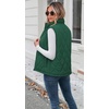 Zeagoo Womens Puffer Vest Lightweight Quilted Coat Sleeveless Jackets(Green)