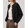 Zeagoo Wool Blend Cardigan Sweaters for Women 2026 Casual Fall Outfits(03 Black)