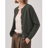 Zeagoo Wool Blend Cardigan Sweaters for Women 2026 Casual Fall Outfits(Army Green)