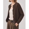 Zeagoo Wool Blend Cardigan Sweaters for Women 2026 Casual Fall Outfits(Brown)
