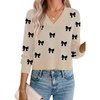 Bow-black Khaki