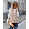 Zeagoo Vest For Women Sleeveless Sherpa Fleece Jackets Zip Up Fall Coats(Khaki)