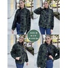 Zeagoo Women Fleece Jacket Western Aztec Print Snap Button Down Outerwear(Dark Green)