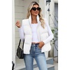 Zeagoo Women Puffer Vest Cropped Winter Outerwear Warm Coat(A-white)