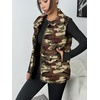 Zeagoo Women Puffer Vest Lightweight Stand Collar Sleeveless Winter Warm Zip Up Padded Outerwear Jackets with Pockets S-XXL(Camouflage)