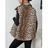 Zeagoo Women Puffer Vest Lightweight Stand Collar Sleeveless Winter Warm Zip Up Padded Outerwear Jackets with Pockets S-XXL(White Brown Black Leopard)