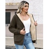 Zeagoo Women Sherpa Fleece Jacket Zip Up Thick Warm Hoodie Fall Winter Coat(Coffeegrey)