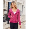 Zeagoo Womens Corduroy Knit Hoodies Zip Up Shirt Jacket Slouchy Short Jackets Casual Long Sleeve Shackets