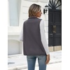 Zeagoo Womens Outerwear Vests With Pockets Zipper Sleeveless Fleece Jackets(Dark Grey)