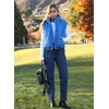Zeagoo Womens Puffer Vest Ladies Sleeveless Zip Up Outerwear(Blue)