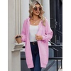 Zeagoo Women’s Zip Up Hoodies Long Sleeve Long Tunic Sweatshirts Oversized(Blush Pink)